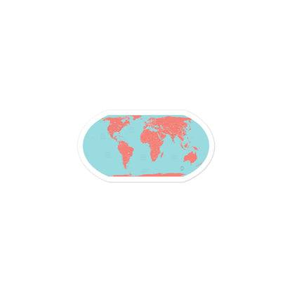 World Map - Bubble-free stickers