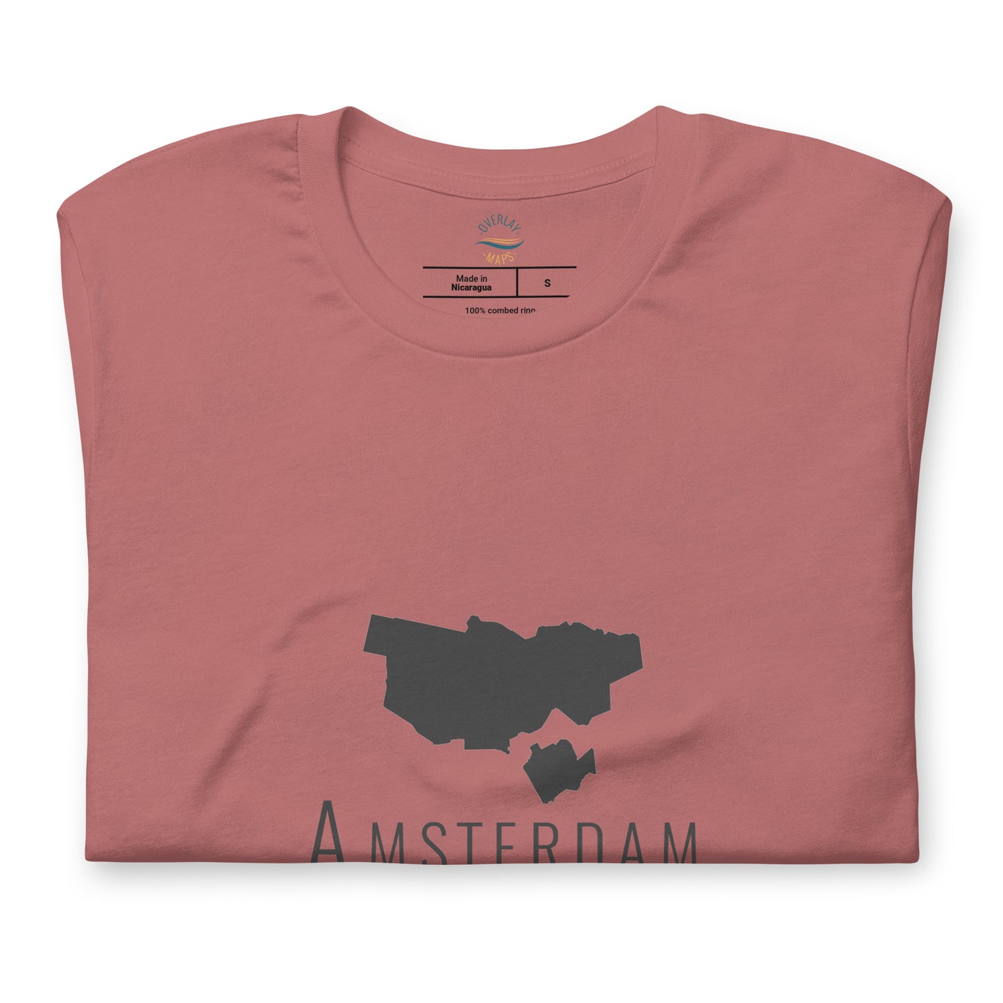 Amsterdam, Niederlande | Karte Unisex T-Shirt