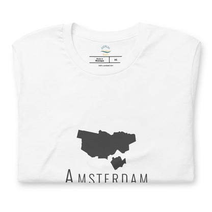 Amsterdam, Niederlande | Karte Unisex T-Shirt