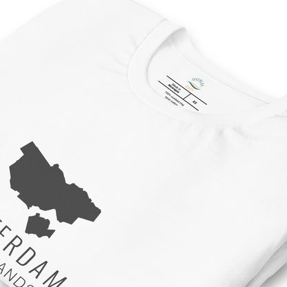 Amsterdam, Niederlande | Karte Unisex T-Shirt